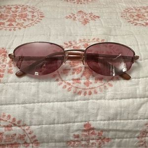 Pink Reflective Sunglasses